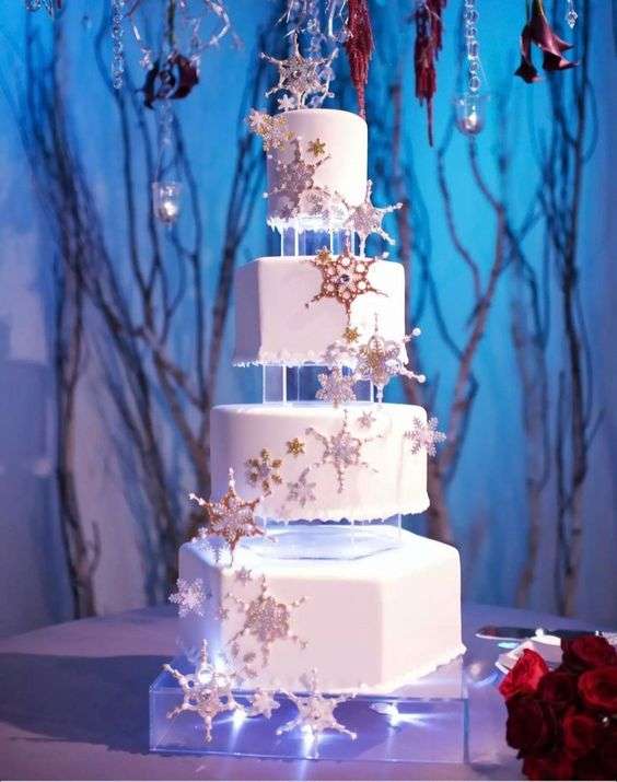 Frozen Wedding Cake