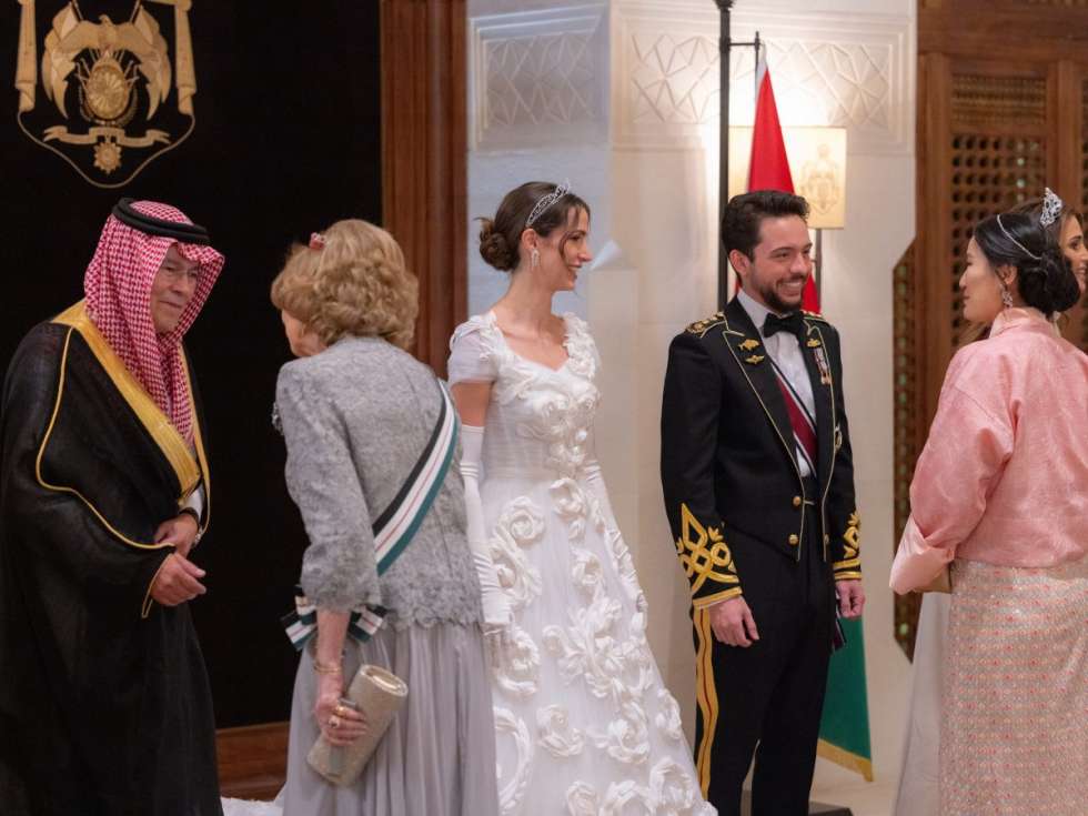 Rajwa Al Hussein Dolce and Gabbana Dress