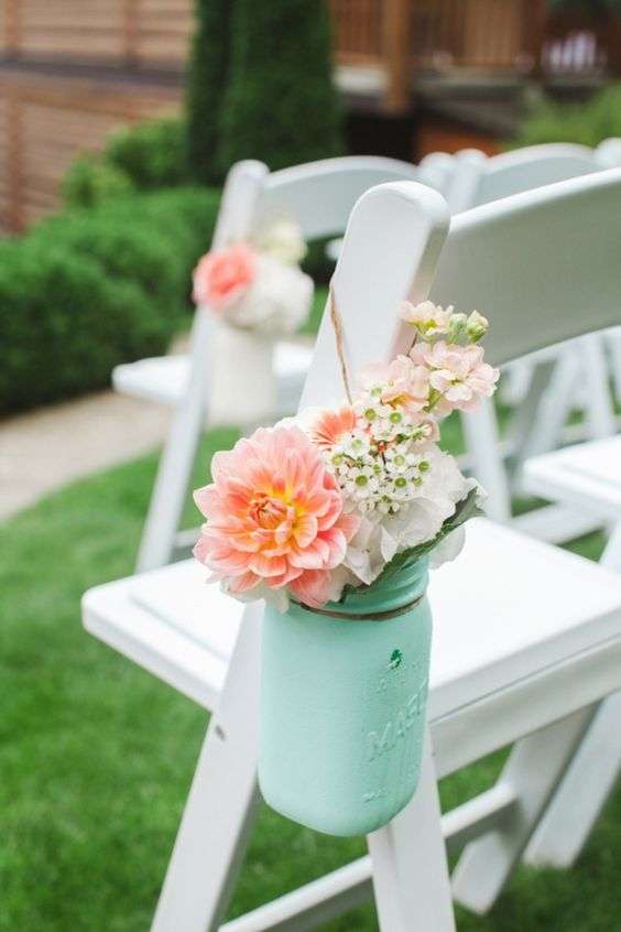 coral and mint wedding theme