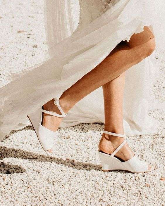 wedge sandals for wedding