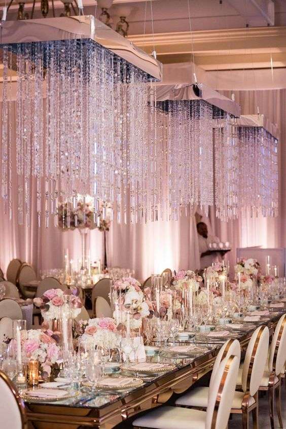 Rose Gold and Silver Wedding Theme