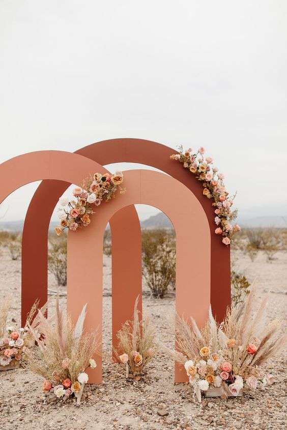 Terracotta Details for Desert Weddings 