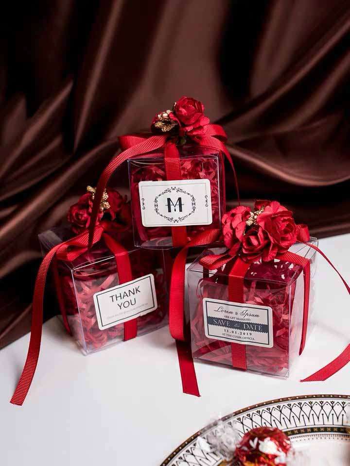 Red Wedding Favors