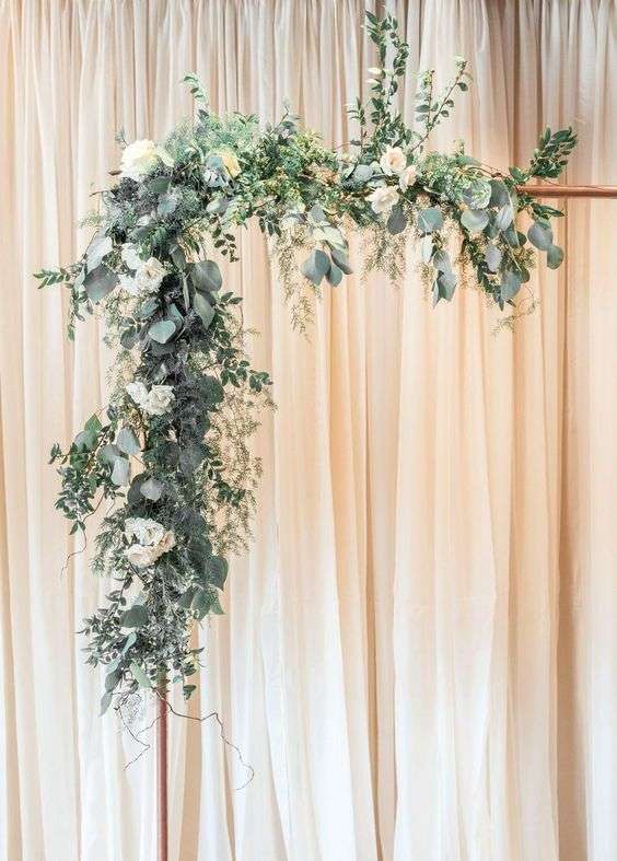 eucalyptus wedding arch