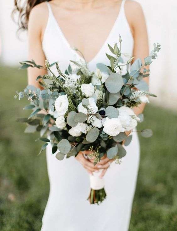 Eucalyptus Wedding Bouquet