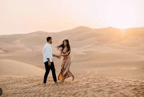 طلب زواج في الصحراء