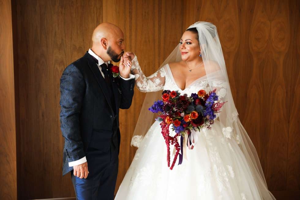 Jewel Toned Bridal Bouquet Jewel Toned Bridal Bouquet