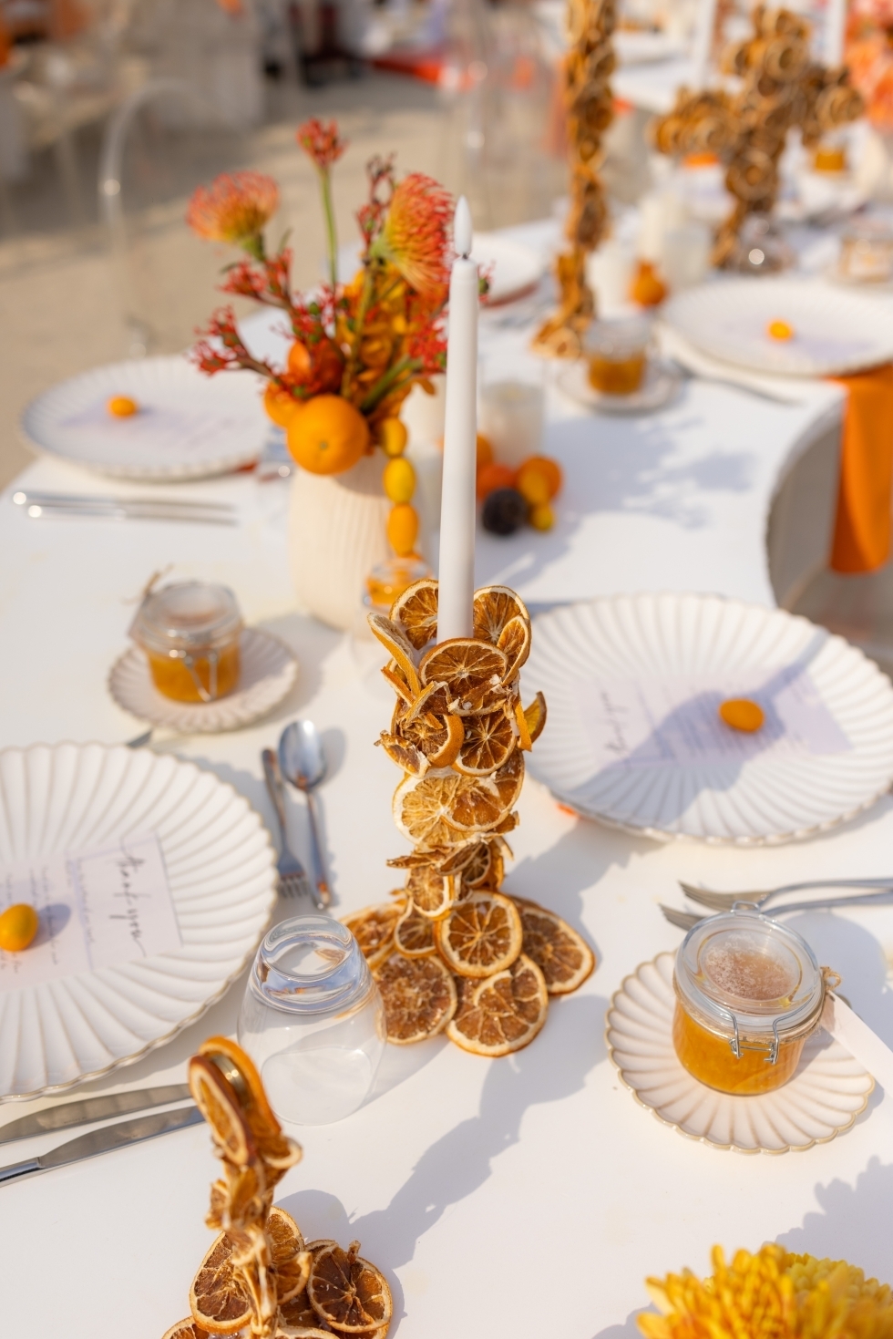Orange Centerpieces Ideas