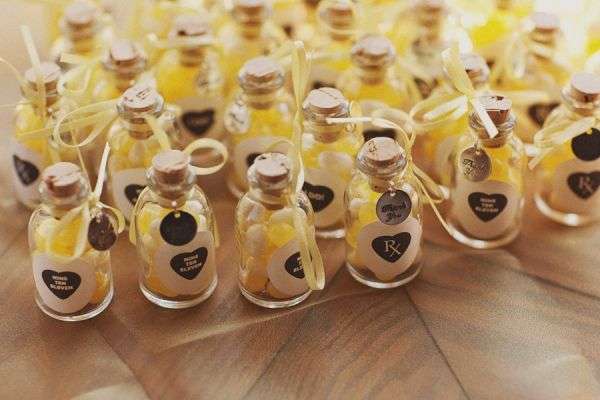 Wedding Favors in Bottles