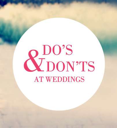 The Top Wedding Dos and Don’ts By David Tutera
