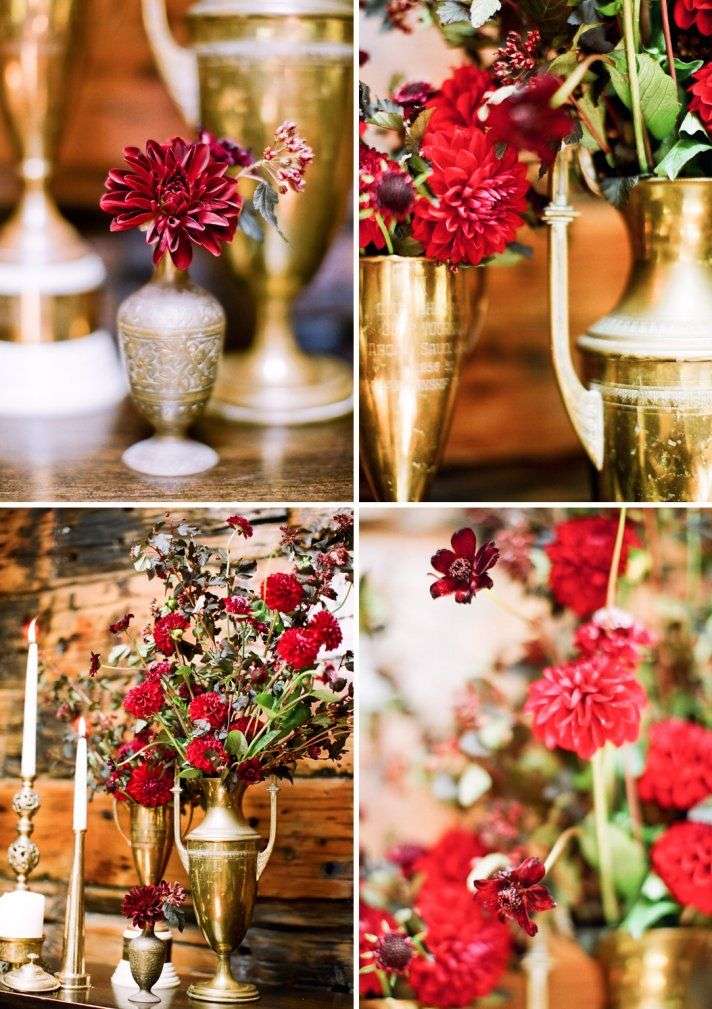 Your Wedding in Colors: Burgundy and Copper