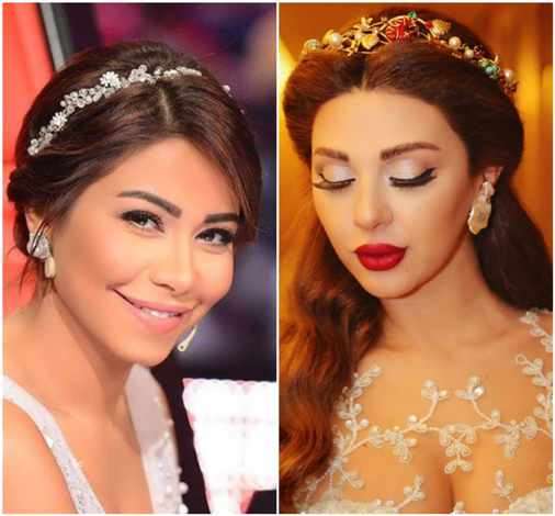 Hair Accessories For Brides Inspired By Arab Celebrities