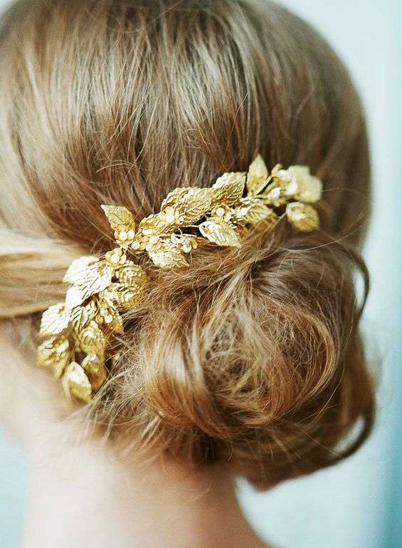 Gold Bridal Hair Accessories