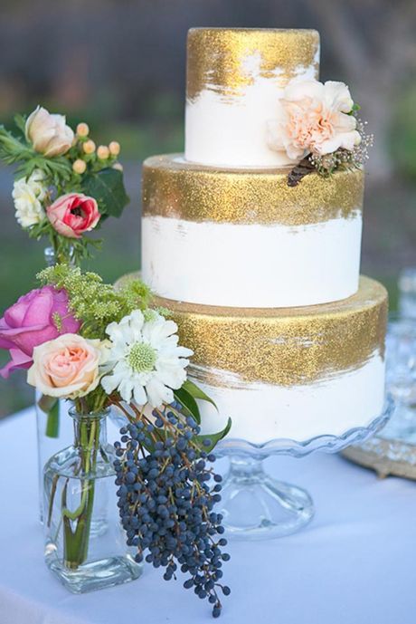 Wedding Cake Trend: Glitter Wedding Cakes - Arabia Weddings