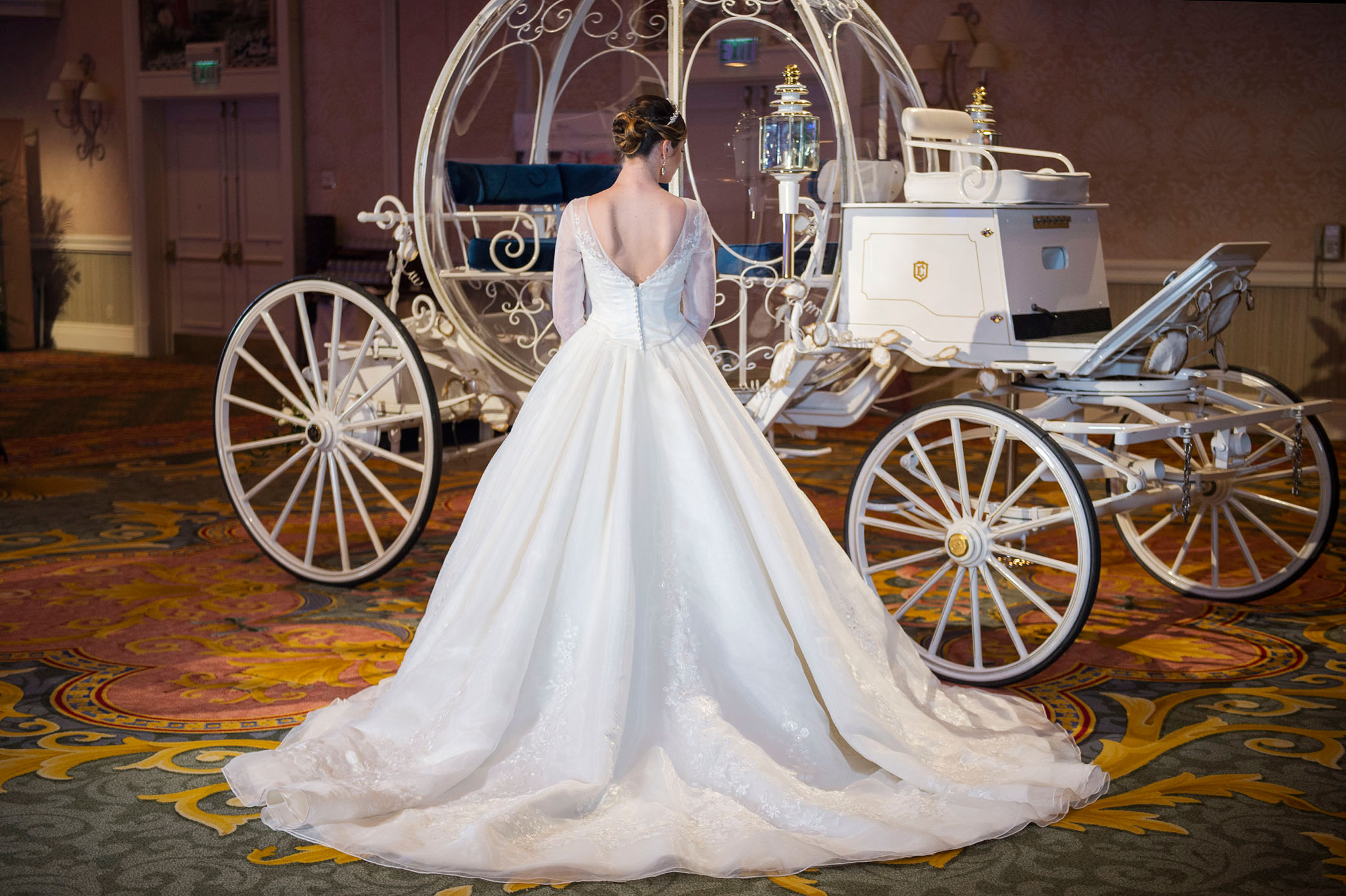 wedding gown cinderella style