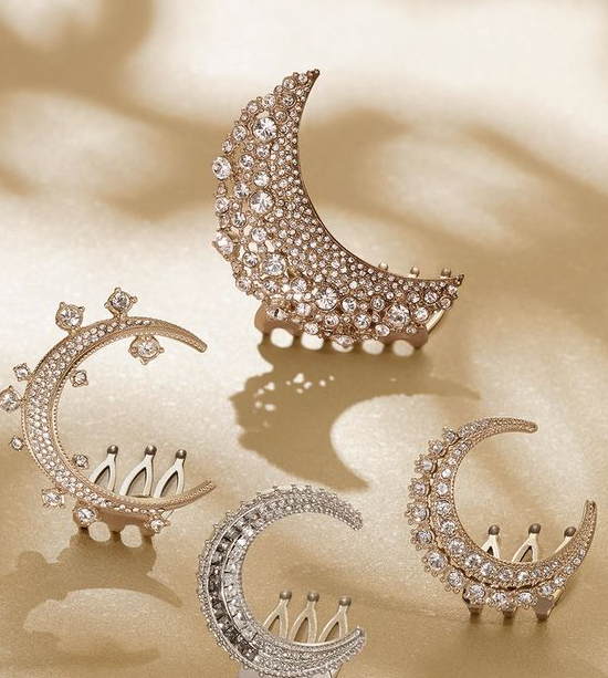 Moon and Star Hair Accessories for The Bride This Eid 