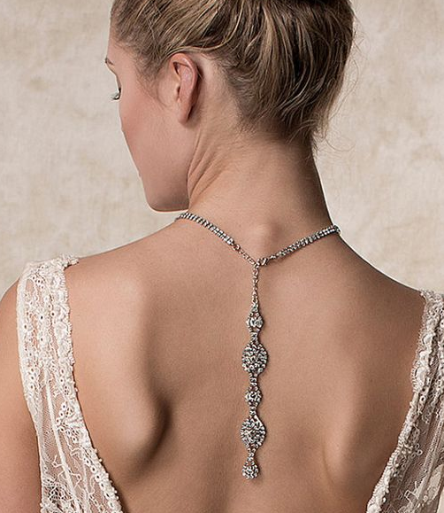 Back necklaces for wedding Clearance