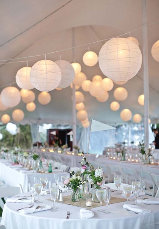 Decorate with Paper Lanterns Arabia Weddings