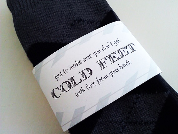 In case you get cold feet socks