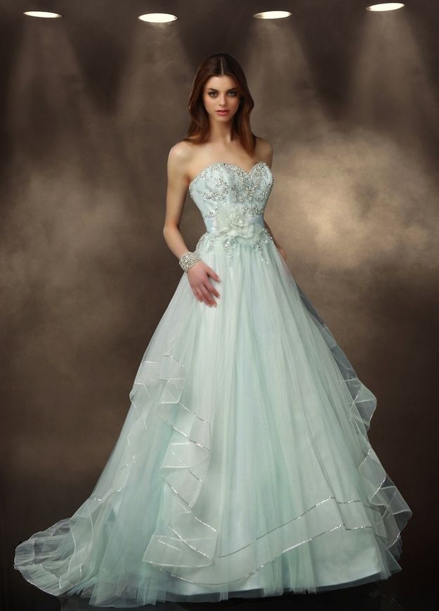 Mint Green  Wedding  Dresses  for Summer 2014 Arabia Weddings 