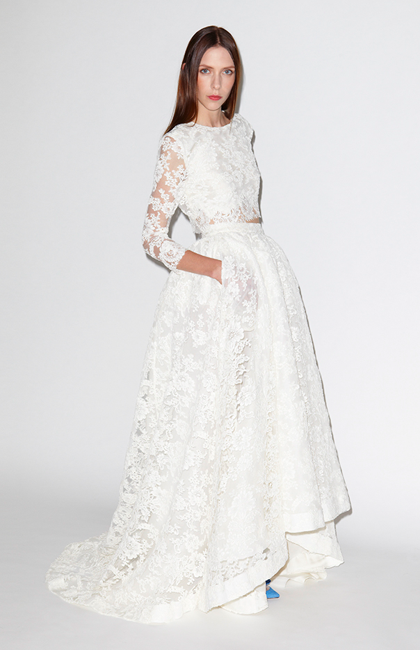 Bridal Fashion Trend: Two Piece Wedding Dress | Arabia ...