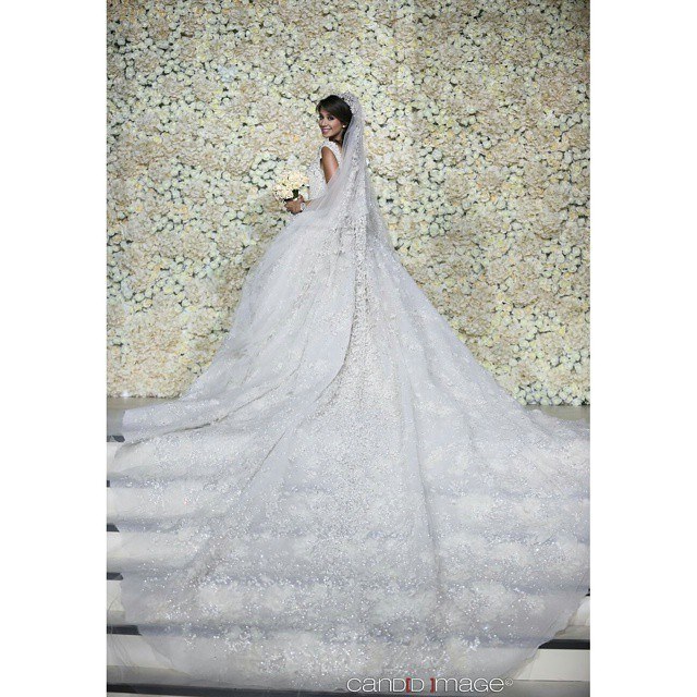 Unforgettable Arab and International Celebrity Bridal Veils - Arabia ...
