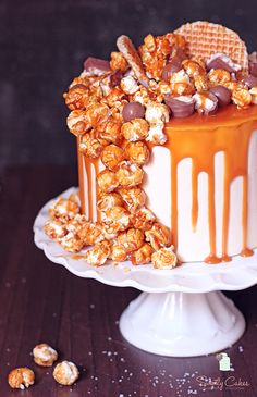 Delicious and Fun Popcorn  Wedding  Cakes  Arabia Weddings 