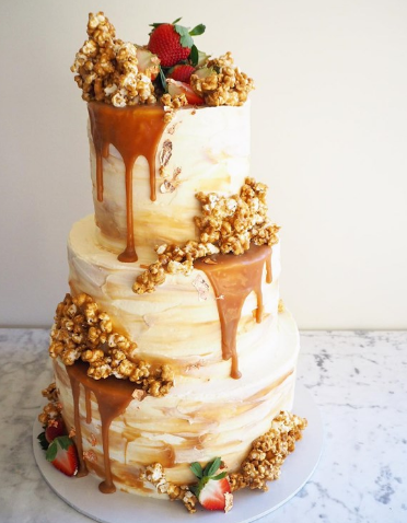 Delicious and Fun Popcorn  Wedding  Cakes  Arabia Weddings 