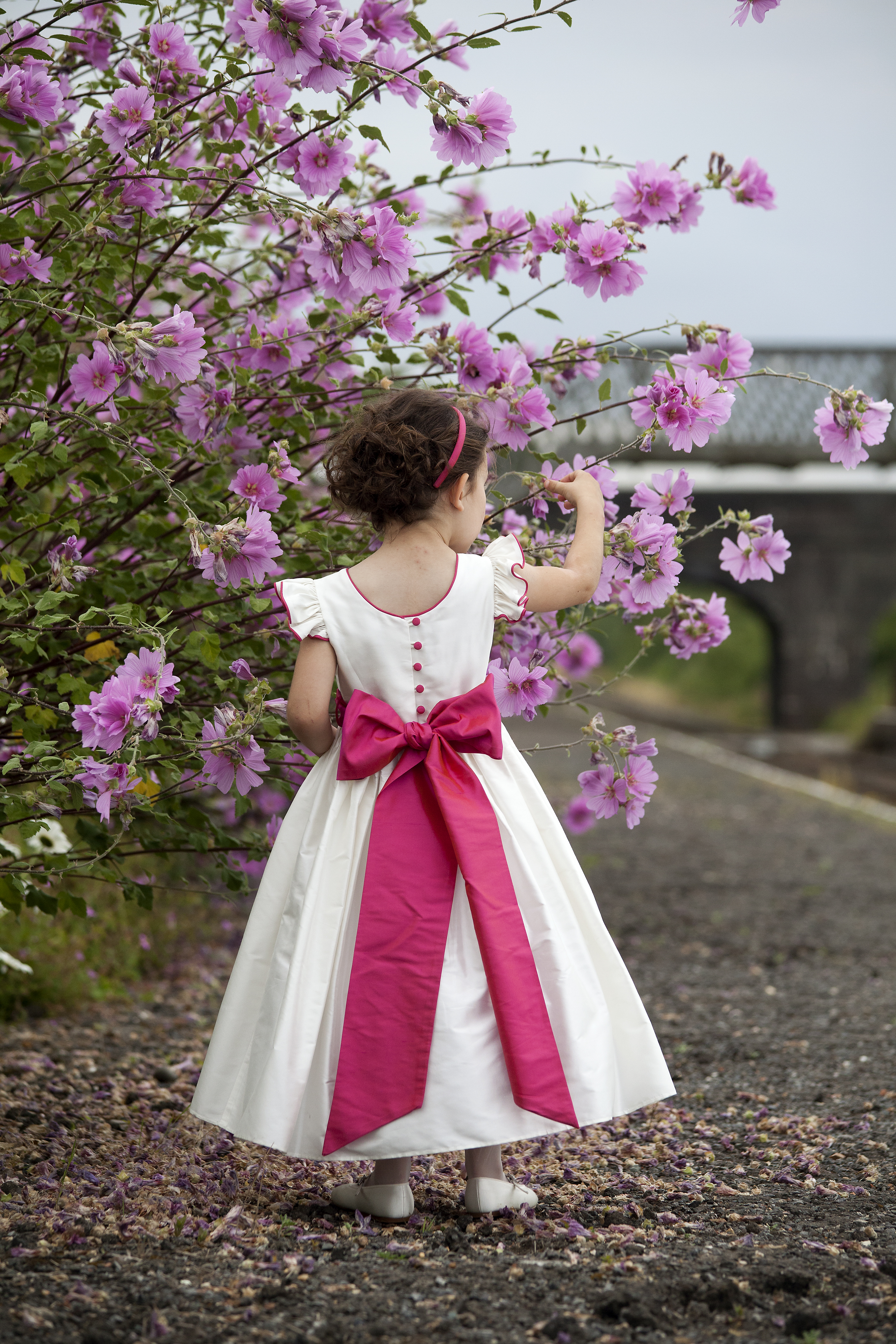 Flowergirl dress by Nicki Macfarlane