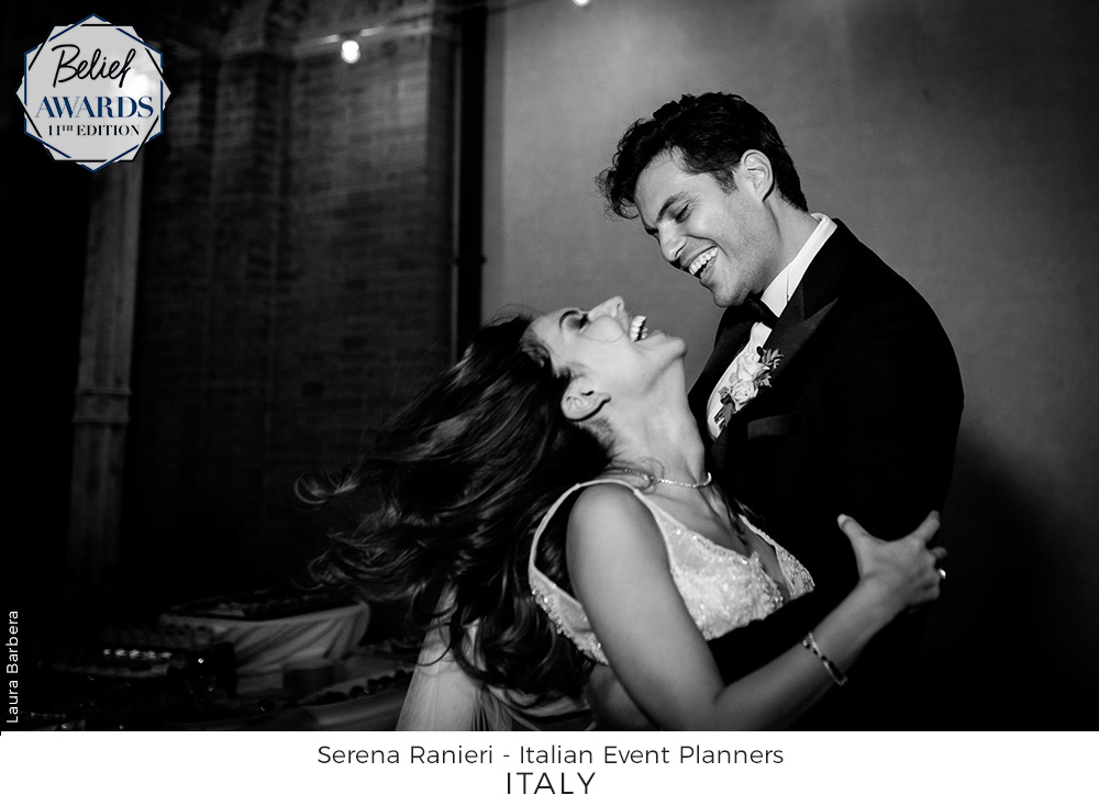 Black & White Wedding Photo by Serena Ranieri