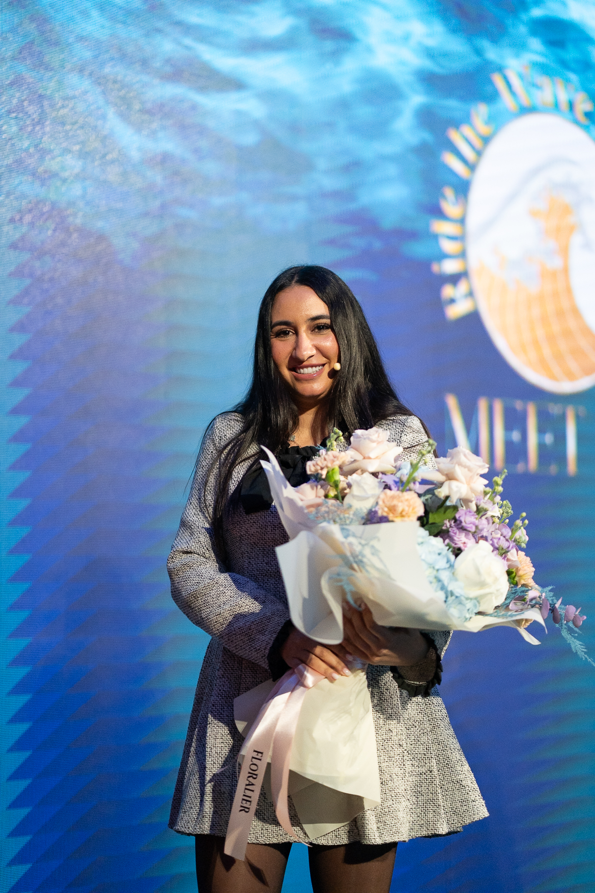 Khouloud as Speaker at Meet Up 